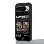 leo messi back phone cover | glass case for google pixel 9 pro xl