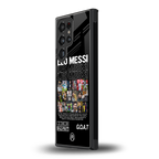 leo messi back phone cover | glass case for samsung galaxy s24 ultra