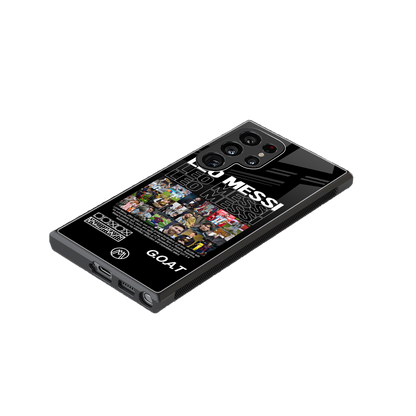 leo messi back phone cover | glass case for samsung galaxy s23 ultra