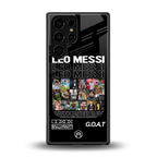 leo messi back phone cover | glass case for samsung galaxy s25 ultra