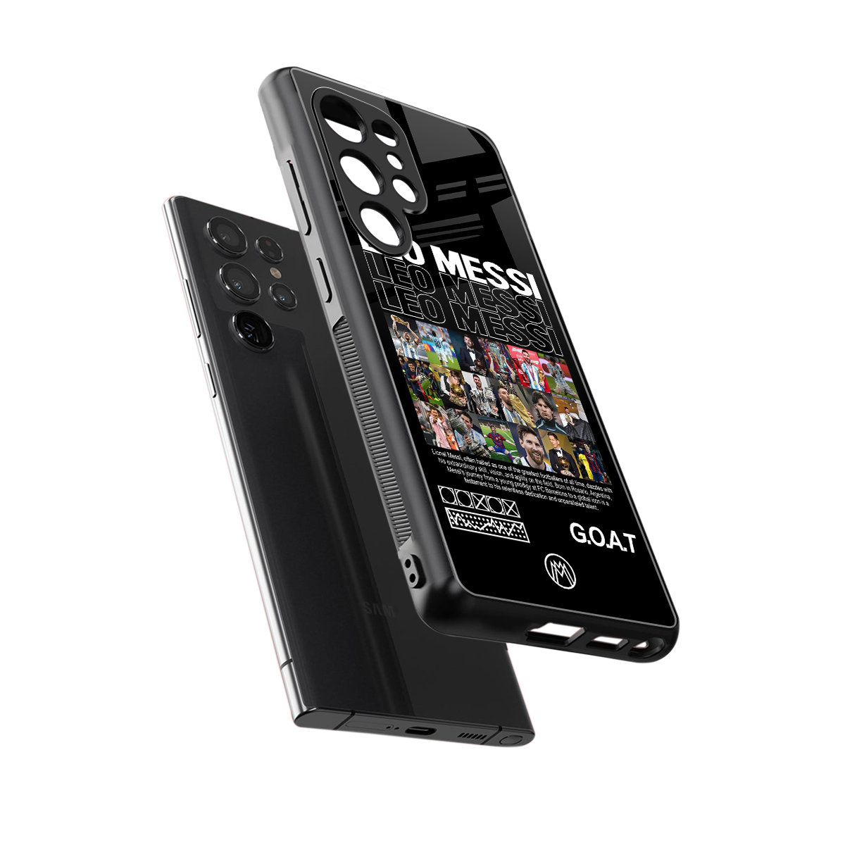 leo messi back phone cover | glass case for samsung galaxy s25 ultra
