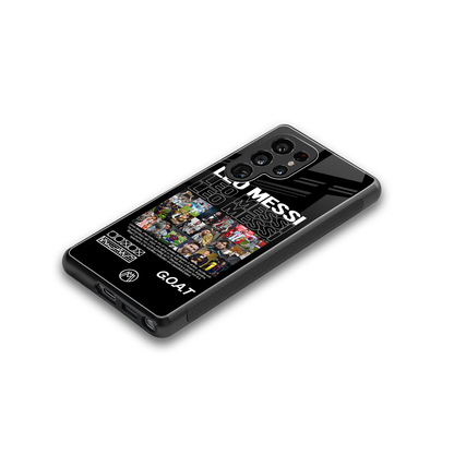 leo messi back phone cover | glass case for samsung galaxy s25 ultra