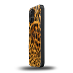 leopard fur back phone cover | glass case for nothing phone 1