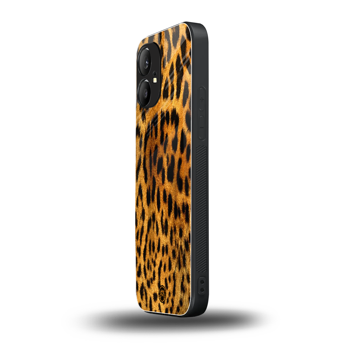 leopard fur back phone cover | glass case for nothing phone 1