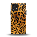 leopard fur back phone cover | glass case for nothing phone 2