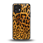 leopard fur back phone cover | glass case for nothing phone 2