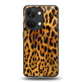 leopard fur back phone cover | glass case for oneplus nord 3