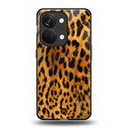 leopard fur back phone cover | glass case for oneplus nord 3