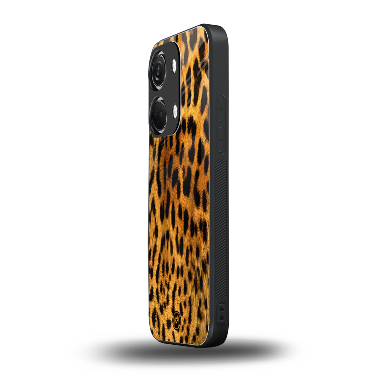 leopard fur back phone cover | glass case for oneplus nord 3