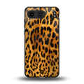 leopard fur back phone cover | glass case for oneplus nord 4