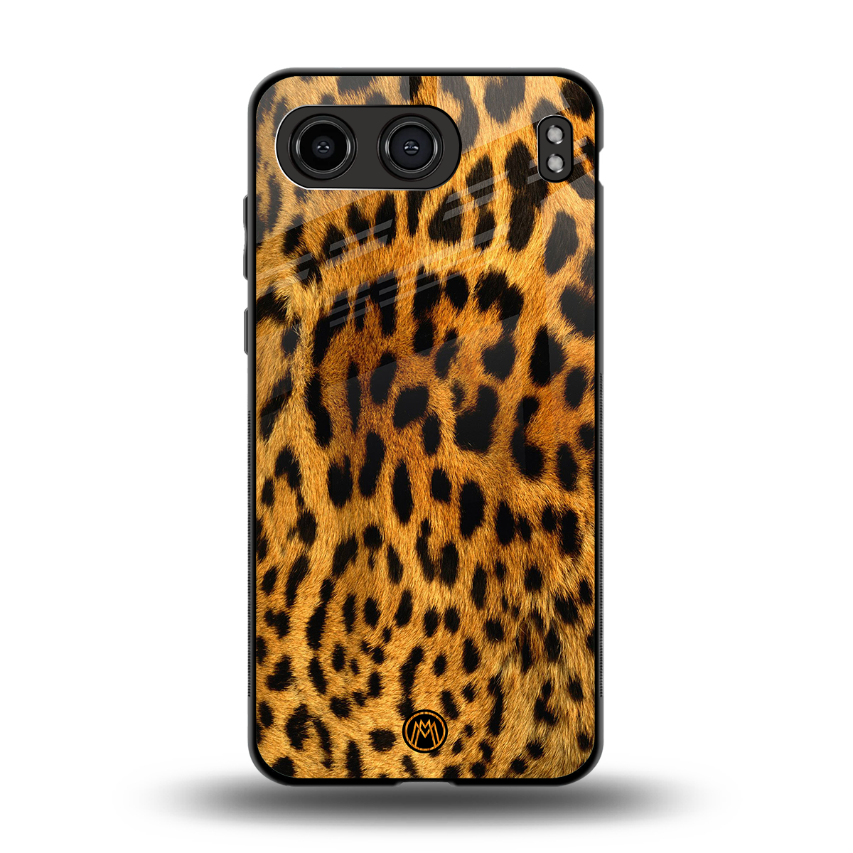 leopard fur back phone cover | glass case for oneplus nord 4