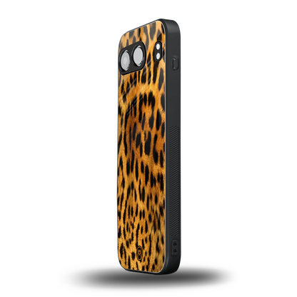 leopard fur back phone cover | glass case for oneplus nord 4