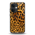 leopard fur back phone cover | glass case for oneplus nord ce 3