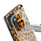 leopard fur back phone cover | glass case for oneplus nord ce 3