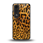 leopard fur back phone cover | glass case for oneplus nord ce 4