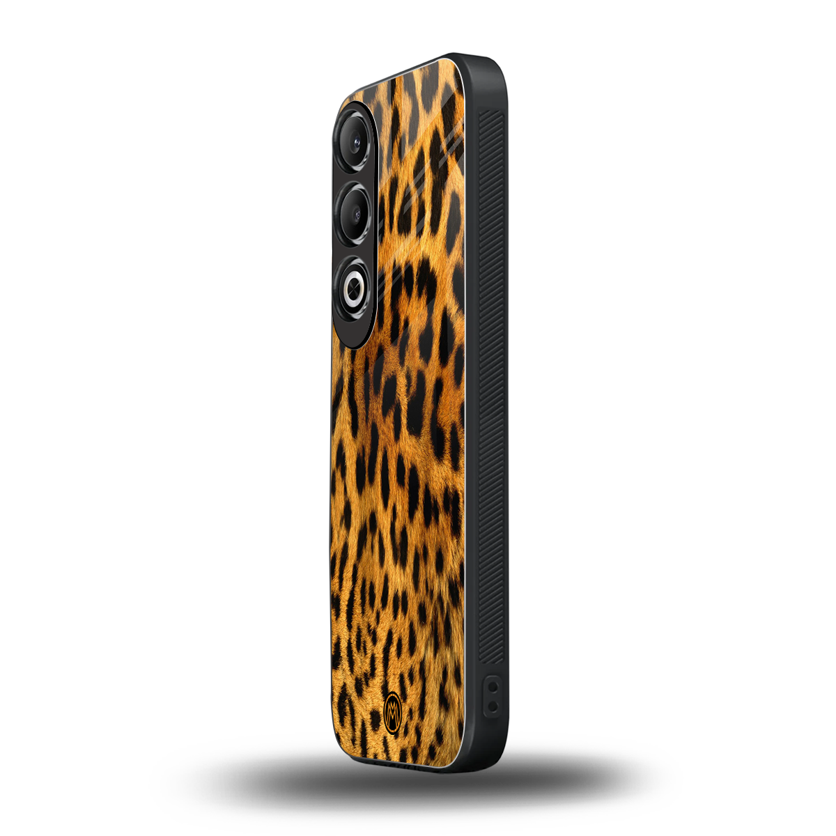 leopard fur back phone cover | glass case for oneplus nord ce 4