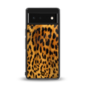 leopard fur back phone cover | glass case for Google Pixel 6A