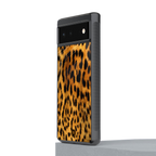 leopard fur back phone cover | glass case for Google Pixel 6A