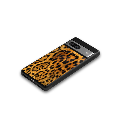 leopard fur back phone cover | glass case for Google Pixel 7A