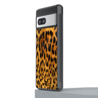 leopard fur back phone cover | glass case for Google Pixel 7