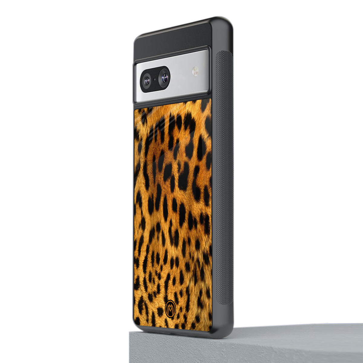leopard fur back phone cover | glass case for Google Pixel 7A