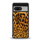 leopard fur back phone cover | glass case for Google Pixel 8