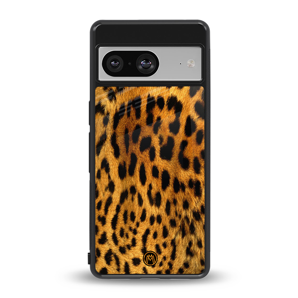 leopard fur back phone cover | glass case for Google Pixel 8