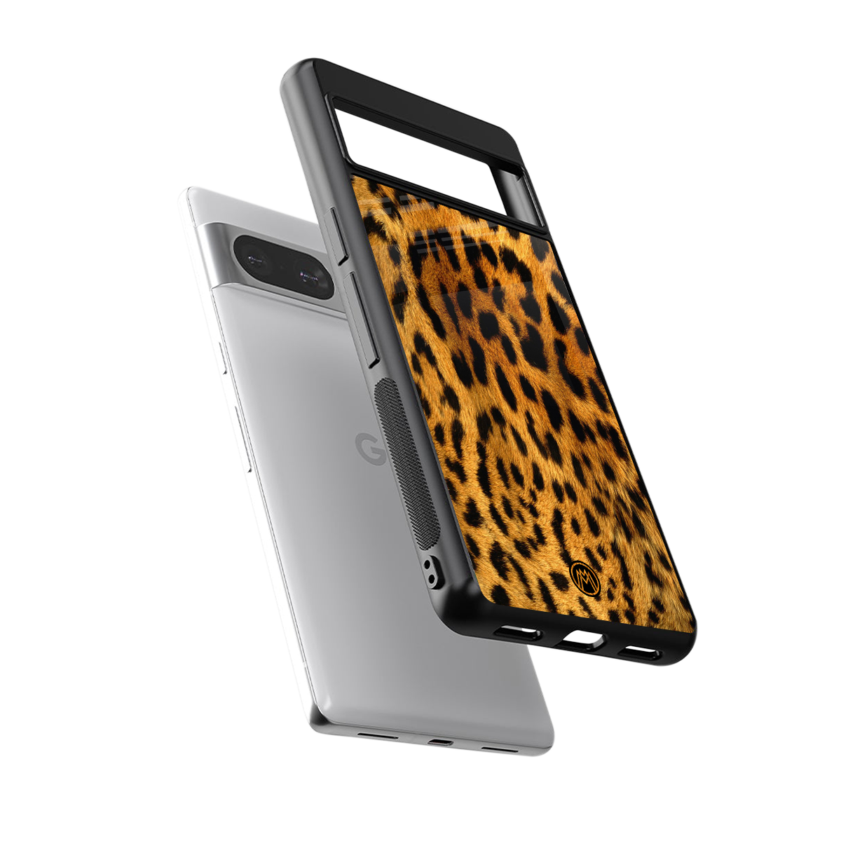 leopard fur back phone cover | glass case for Google Pixel 8