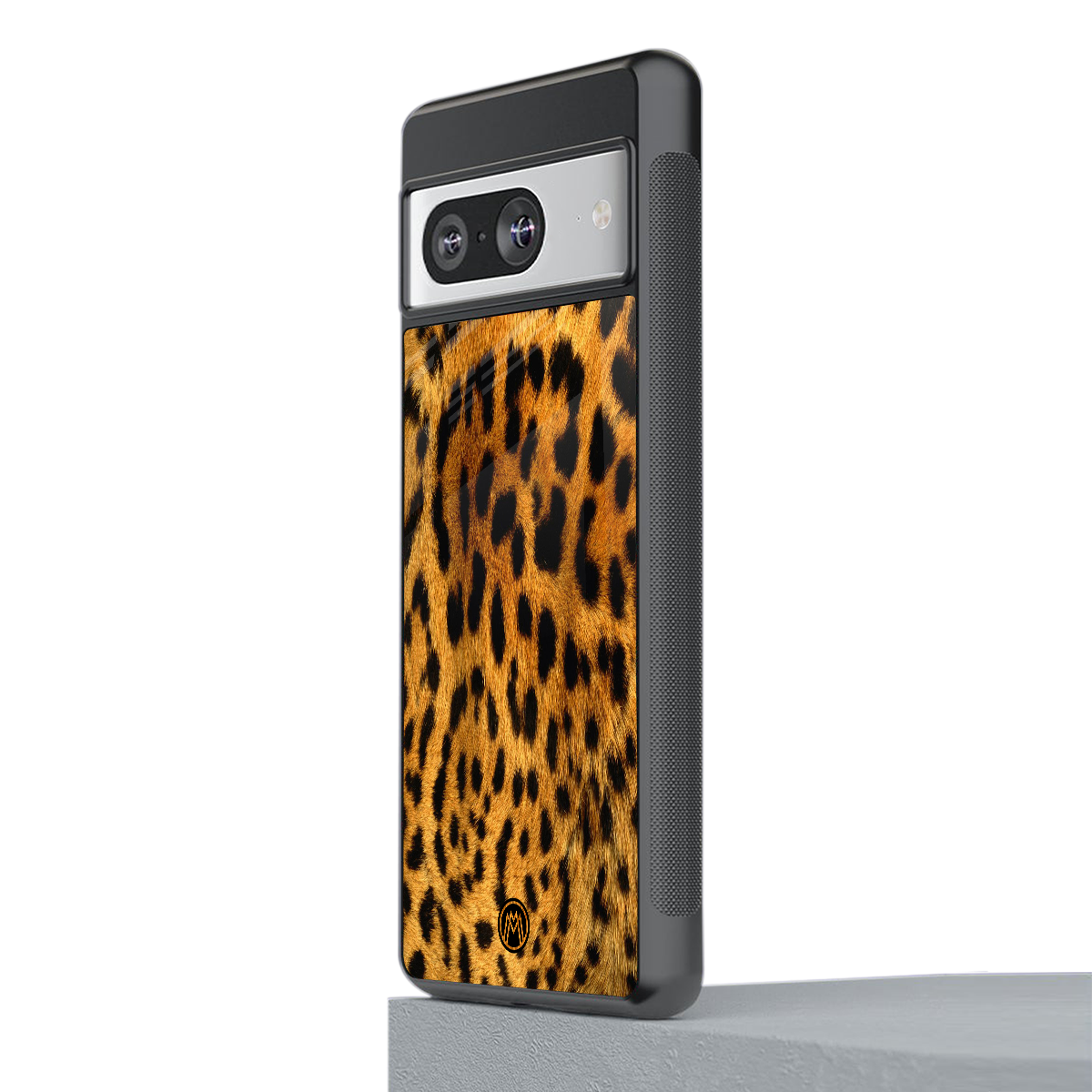 leopard fur back phone cover | glass case for Google Pixel 8