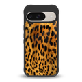 leopard fur back phone cover | glass case for google pixel 9