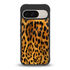 leopard fur back phone cover | glass case for google pixel 9