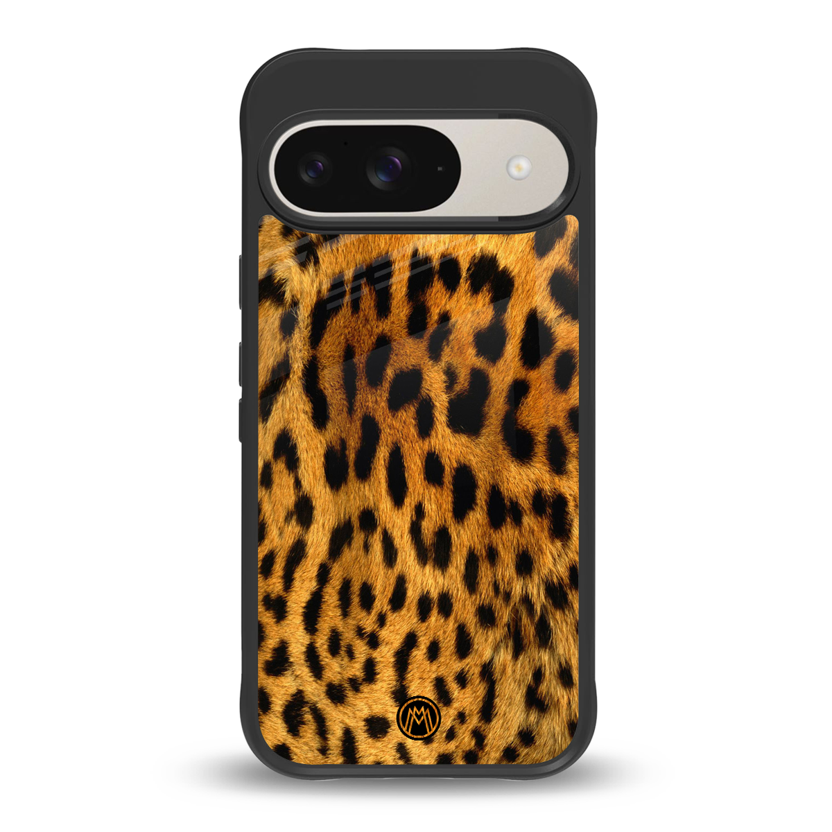 leopard fur back phone cover | glass case for google pixel 9