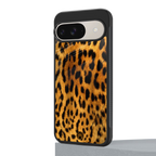 leopard fur back phone cover | glass case for google pixel 9