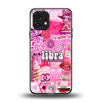 libra aesthetic collage back phone cover | glass case for nothing phone 1