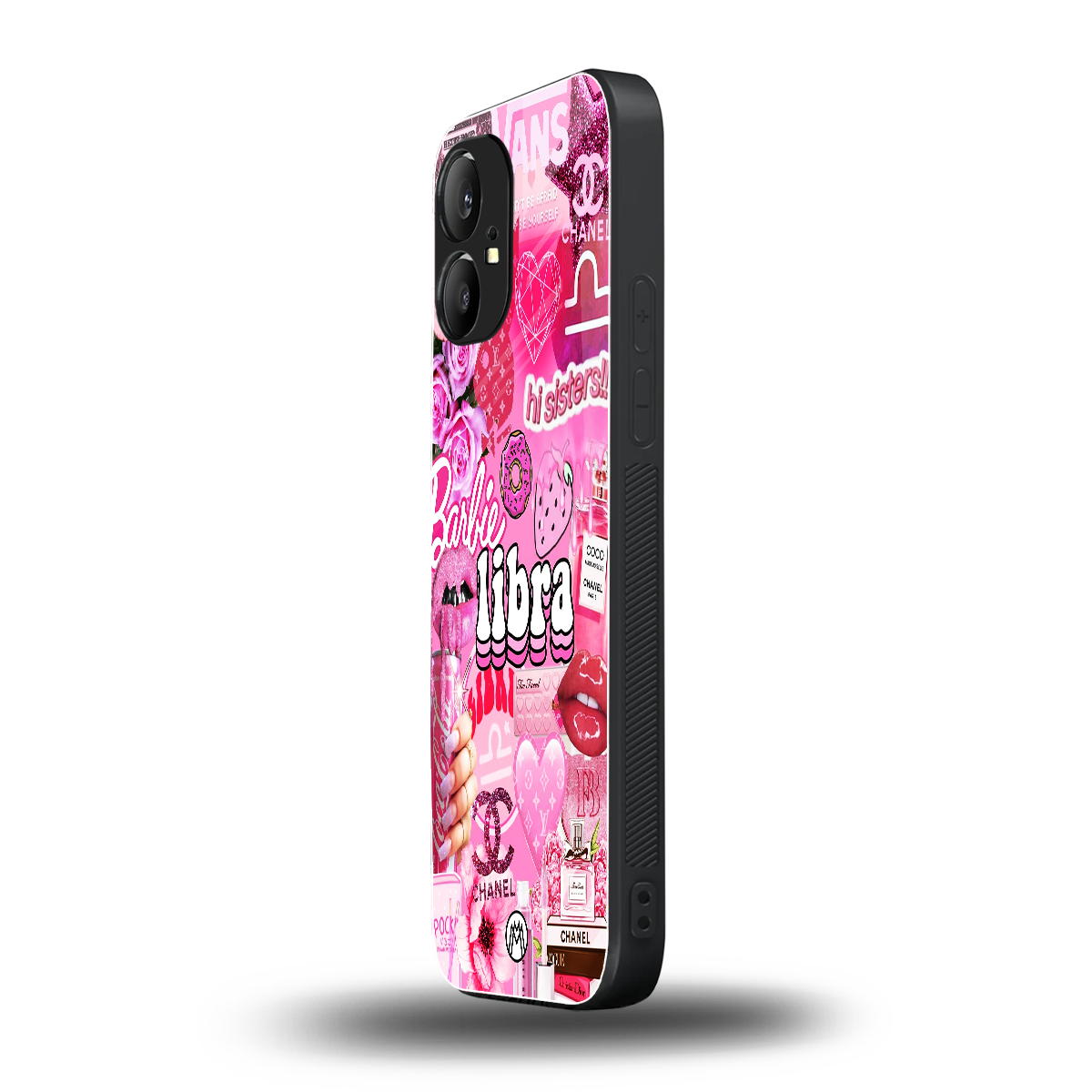 libra aesthetic collage back phone cover | glass case for nothing phone 1