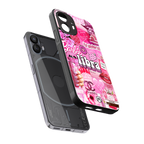 libra aesthetic collage back phone cover | glass case for nothing phone 2