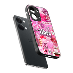 libra aesthetic collage back phone cover | glass case for oneplus nord 3