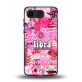 libra aesthetic collage back phone cover | glass case for oneplus nord 4