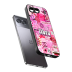 libra aesthetic collage back phone cover | glass case for oneplus nord 4