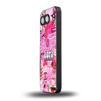 libra aesthetic collage back phone cover | glass case for oneplus nord 4