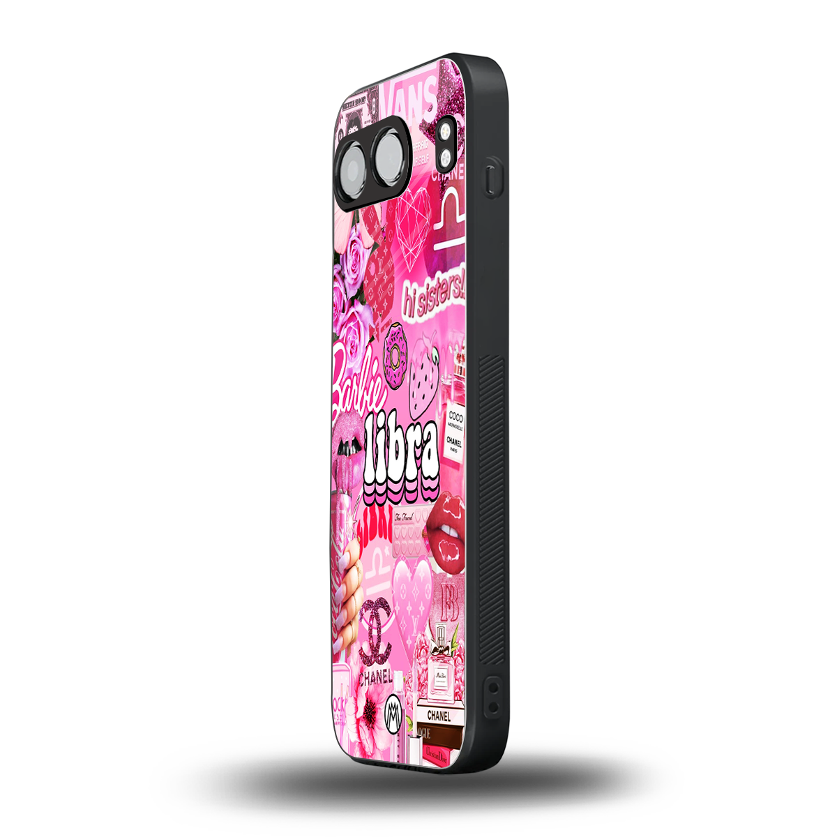 libra aesthetic collage back phone cover | glass case for oneplus nord 4