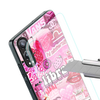 libra aesthetic collage back phone cover | glass case for oneplus nord ce 4 lite