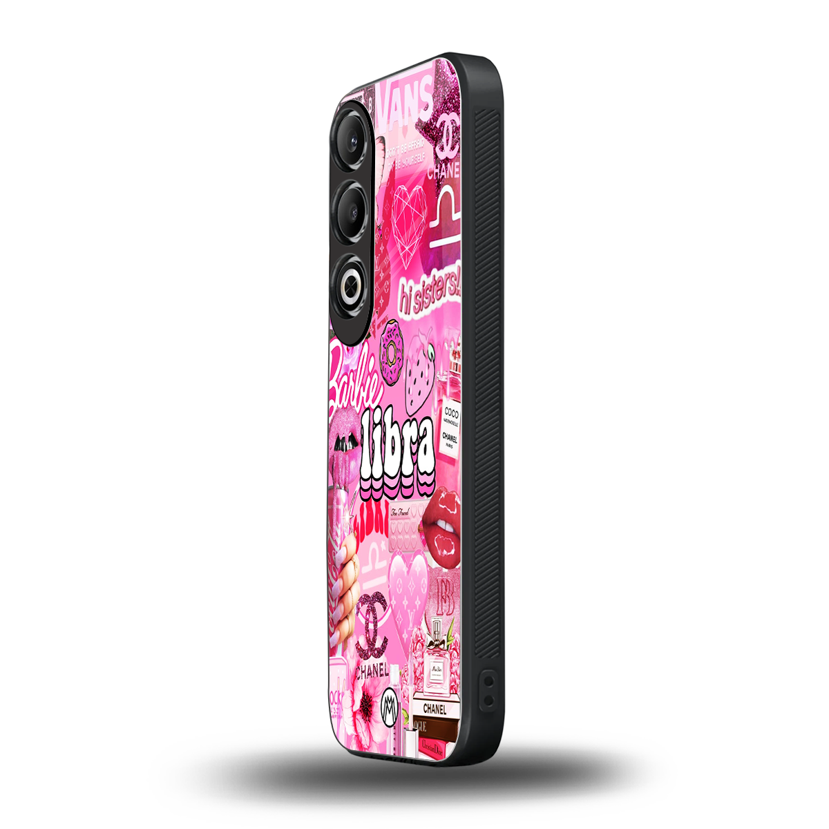 libra aesthetic collage back phone cover | glass case for oneplus nord ce 4