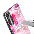 libra aesthetic collage back phone cover | glass case for oneplus nord ce 4