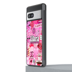 libra aesthetic collage back phone cover | glass case for Google Pixel 7