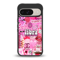 libra aesthetic collage back phone cover | glass case for google pixel 9