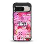libra aesthetic collage back phone cover | glass case for google pixel 9