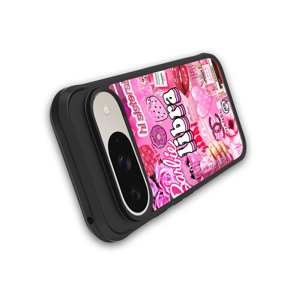 libra aesthetic collage back phone cover | glass case for google pixel 9