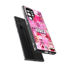 libra aesthetic collage back phone cover | glass case for samsung galaxy s23 ultra