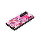 libra aesthetic collage back phone cover | glass case for samsung galaxy s25 plus